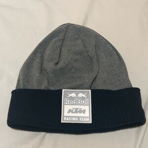 Red Bull KTM Racing Beanie Hat Navy Blue Gray New Era Rare